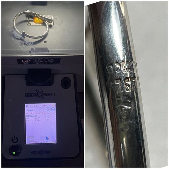 SOLD! Vintage Mexico 925 Sterling Silver Bypass Design Bangle Bracelet 6.75” - Picture 10 of 10